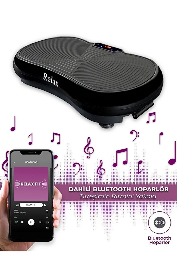 RELAX FİT Slim 2d 5 Programlı Vibration Plate Titreşimli Spor Fitness Egzersiz Aleti Cihazı